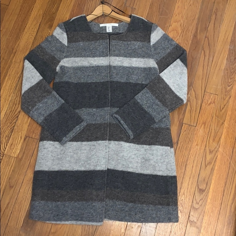 Wool Open Face Jacket
